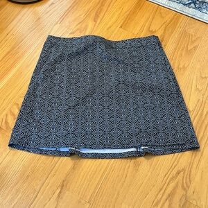 Ripskirt Hawaii Skirt Womens XL Wrap Stretch Black Geometric Beach Vacation